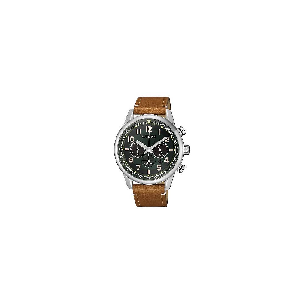 Citizen Chronograph Eco Drive Leder CA4420-21X