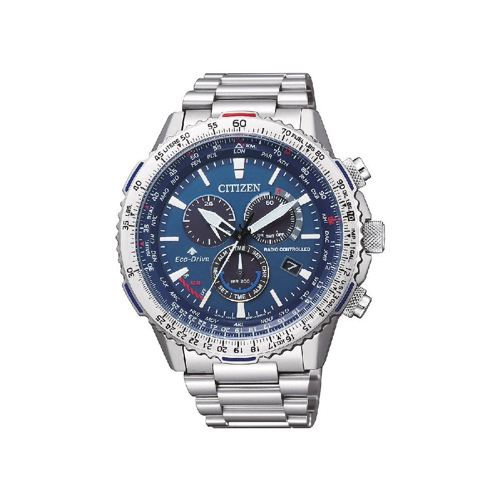 Citizen Herrenuhr Funkuhr Eco-Drive CB5000-50L