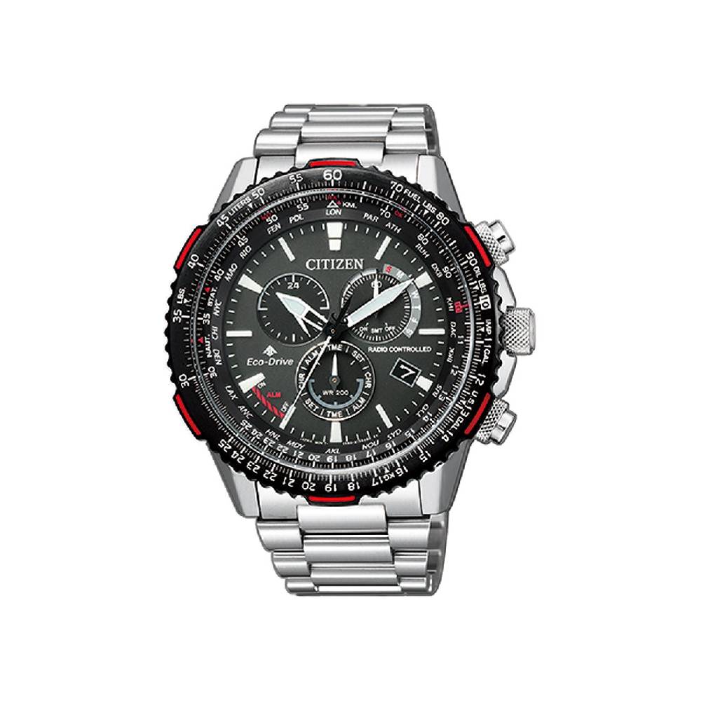 Citizen Herrenuhr Funkuhr Eco-Drive CB5001-57E