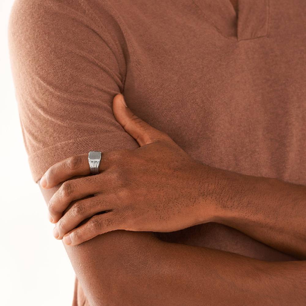 Fossil Herrenring