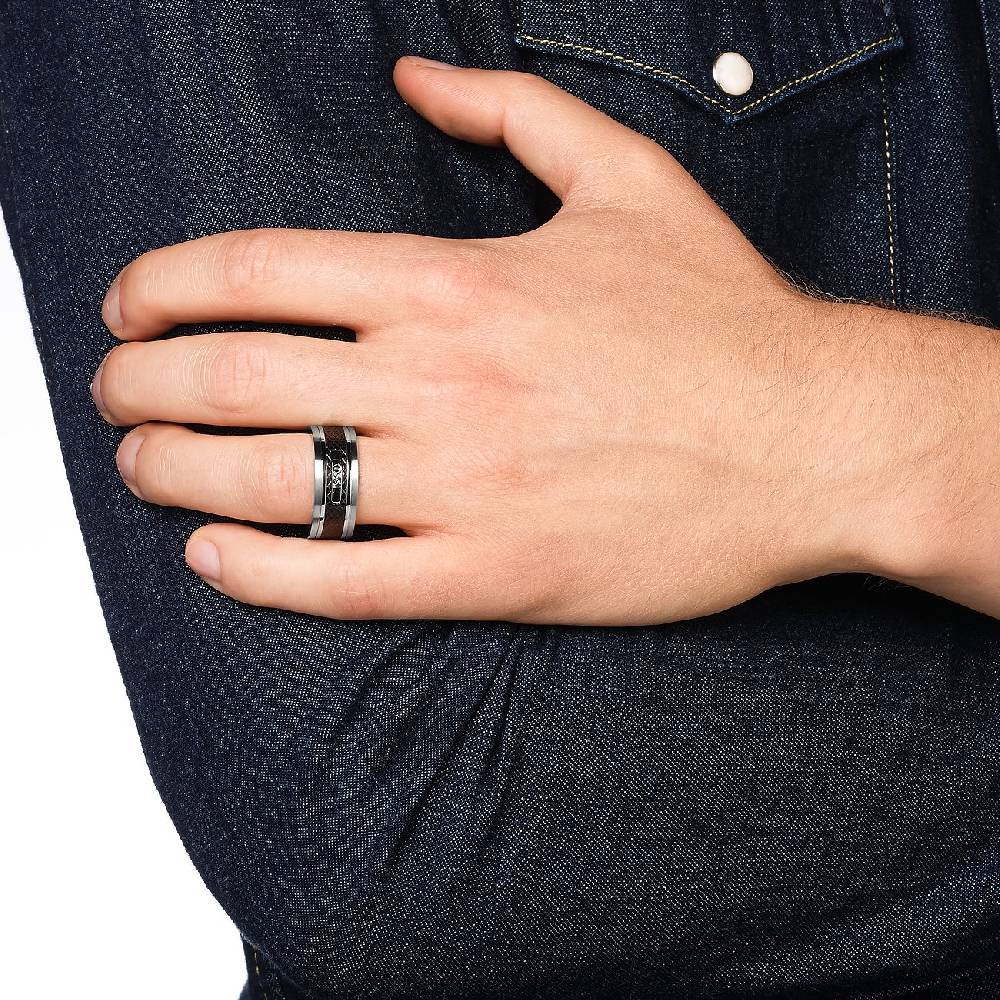 Fossil Herrenring