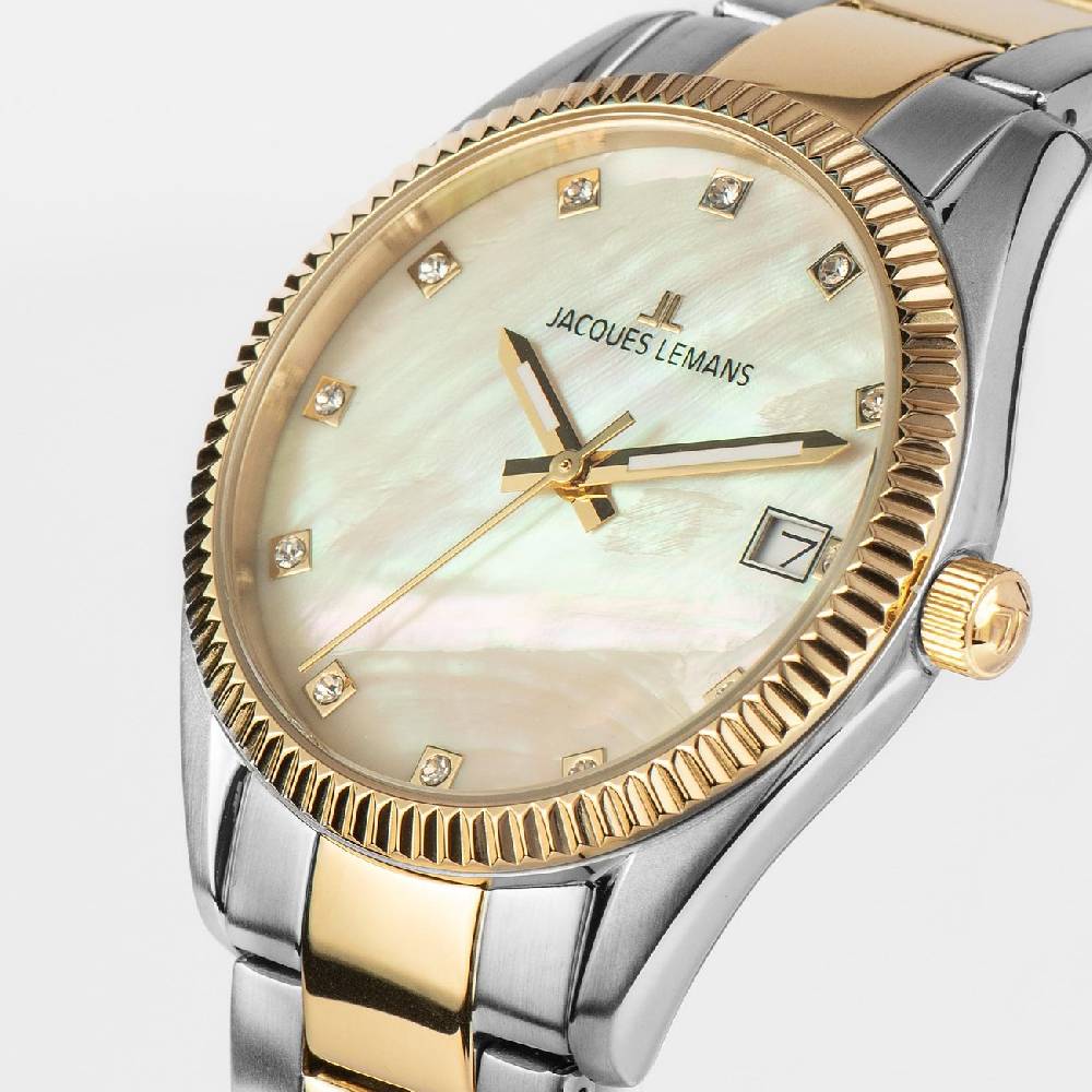 Jacques Lemans Damenuhr Derby 50-4L