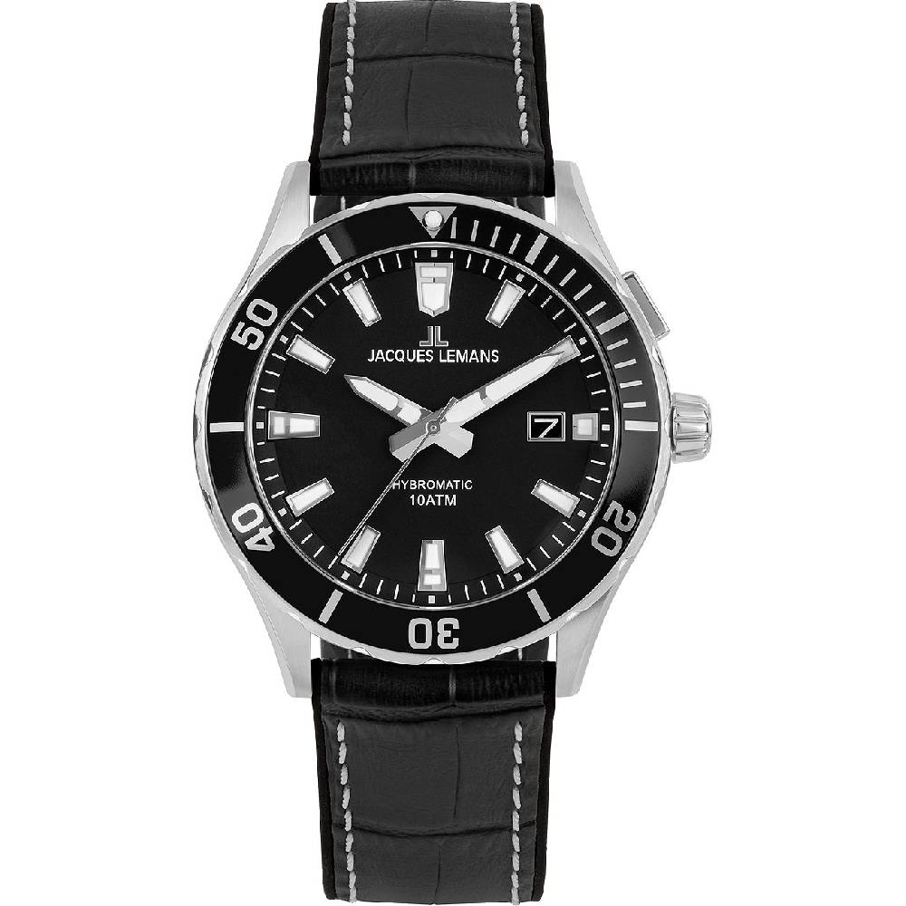 Jacques Lemans Herrenuhr Hybromatic 1-2131A