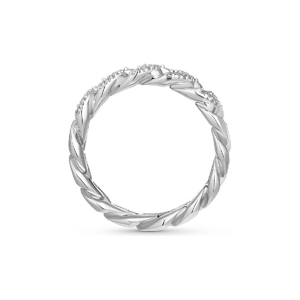 JETTE Damenring GLITTER CHAIN