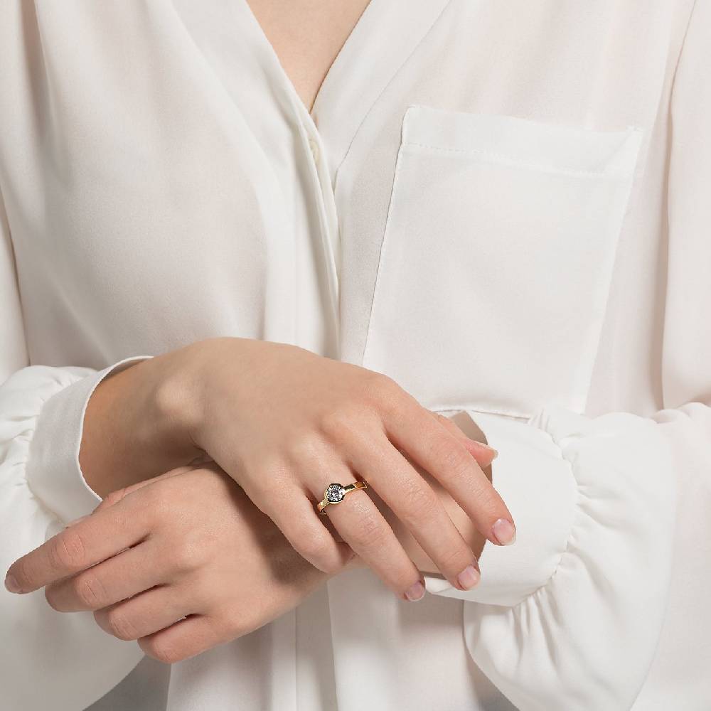 JETTE Damenring SOLITAIRE