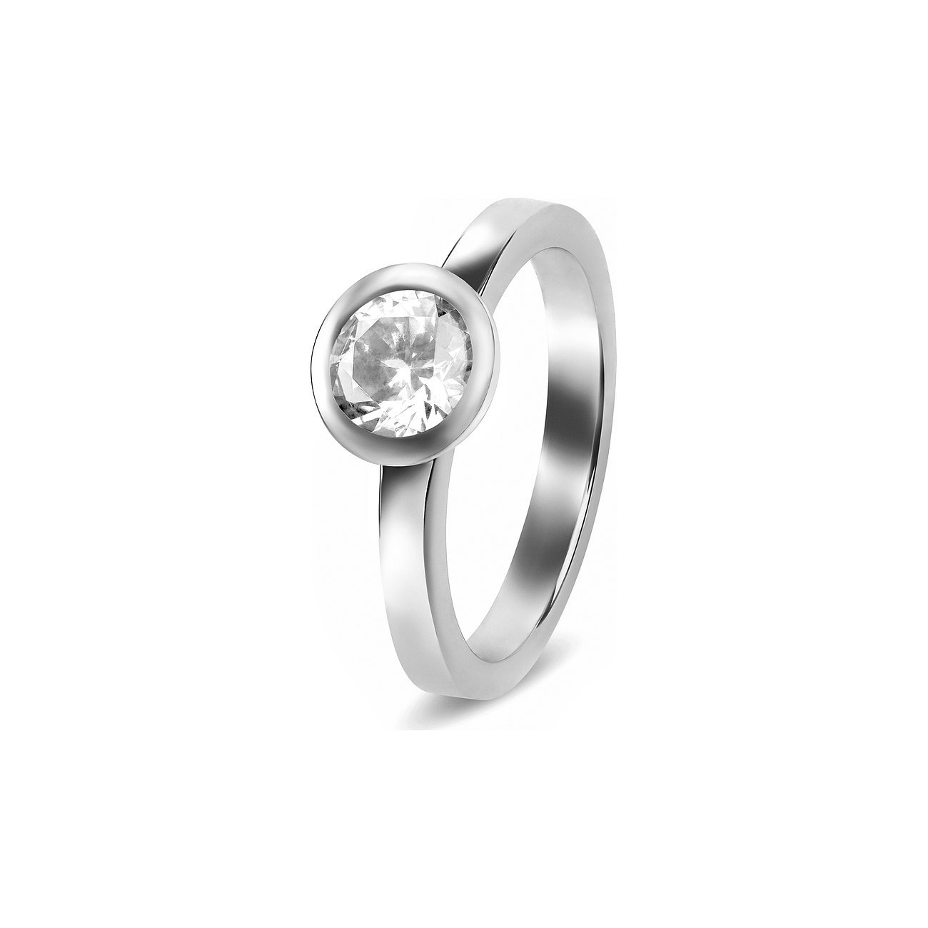 JETTE Damenring SOLITAIRE