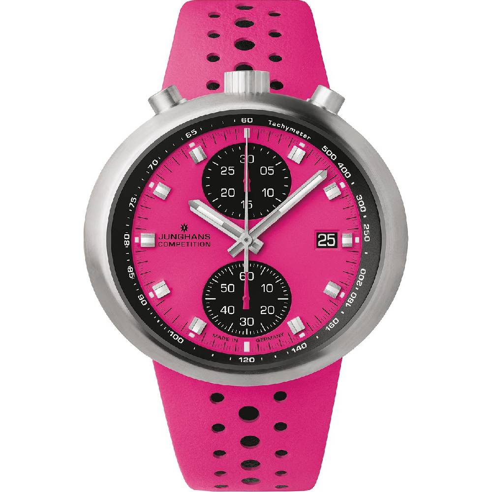 Junghans Chronograph 1972 Competition PINK Limited Edition 27440600