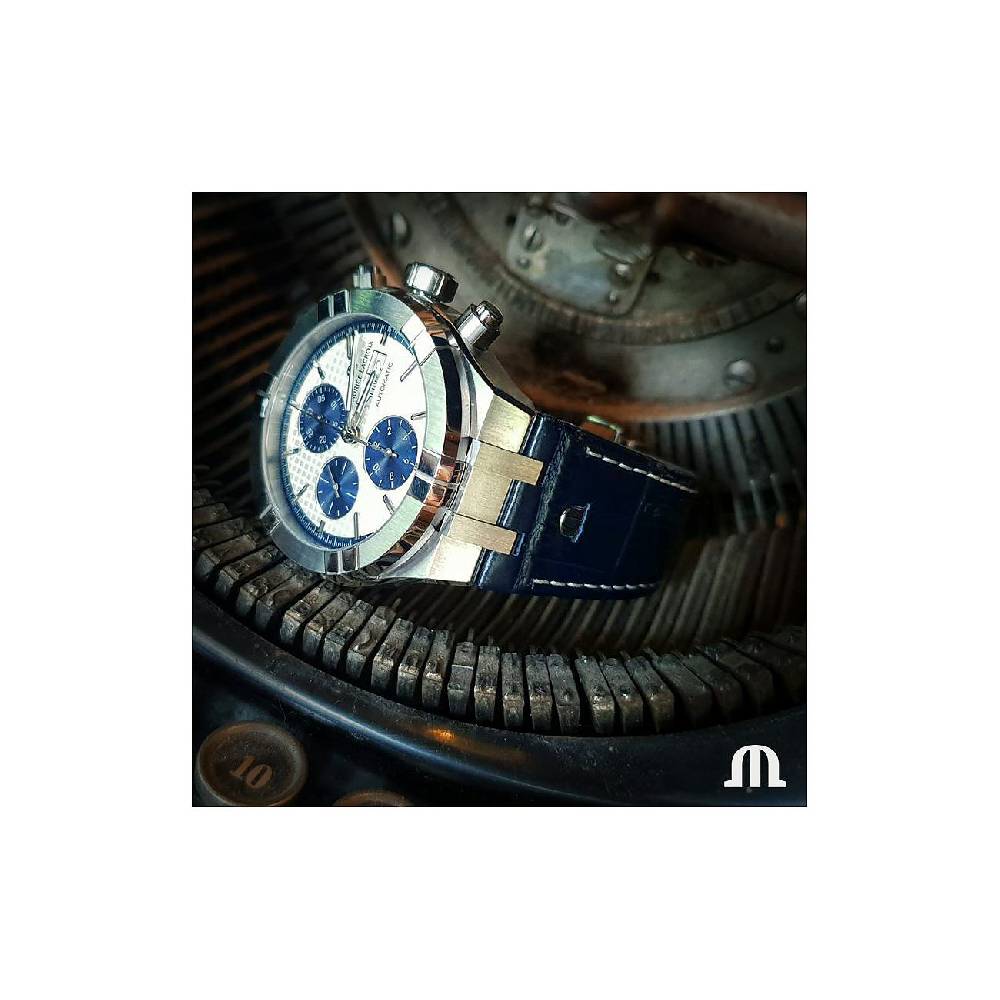 Maurice Lacroix Herrenuhr Aikon Chronograph Day Date AI6038-SS001-131-1