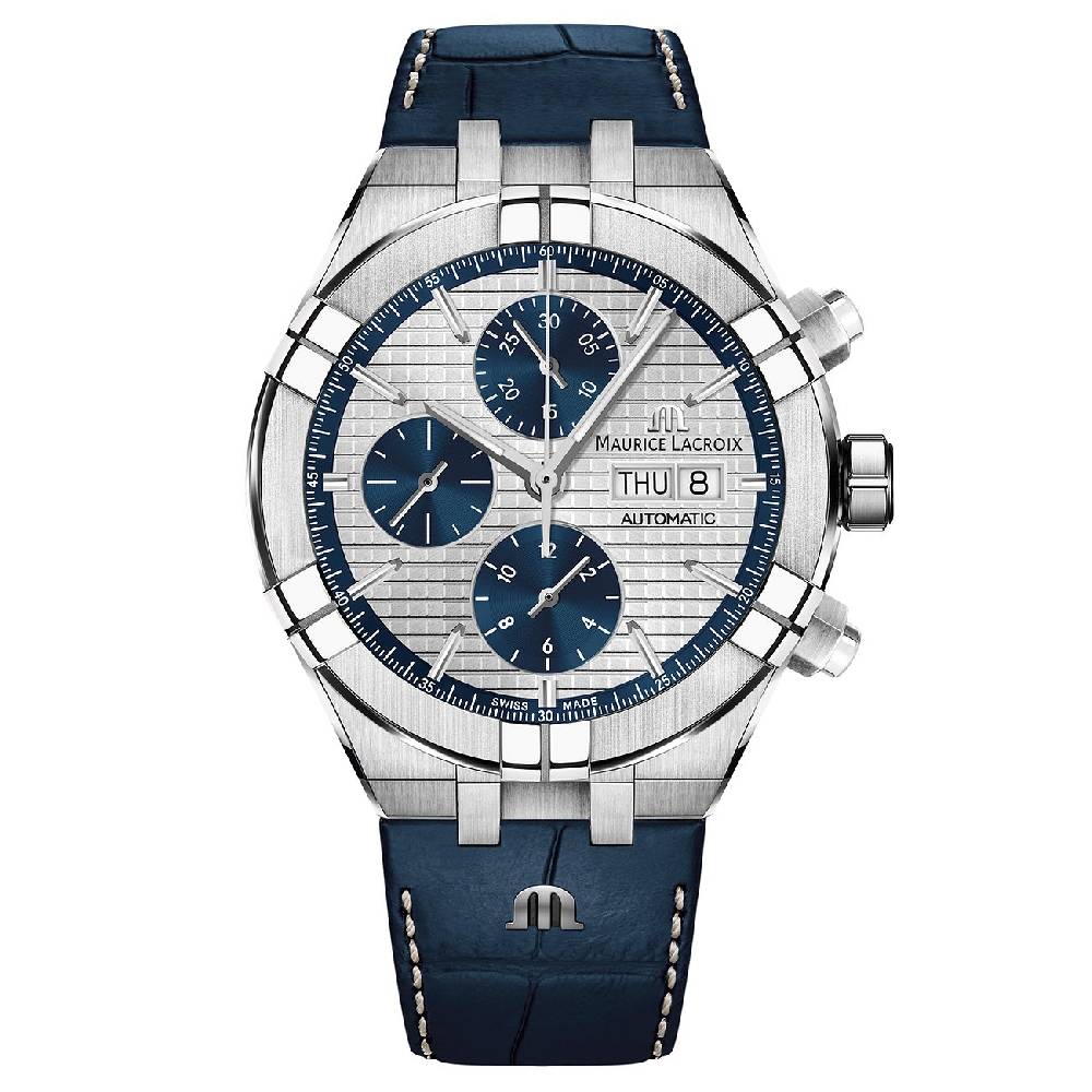 Maurice Lacroix Herrenuhr Aikon Chronograph Day Date AI6038-SS001-131-1