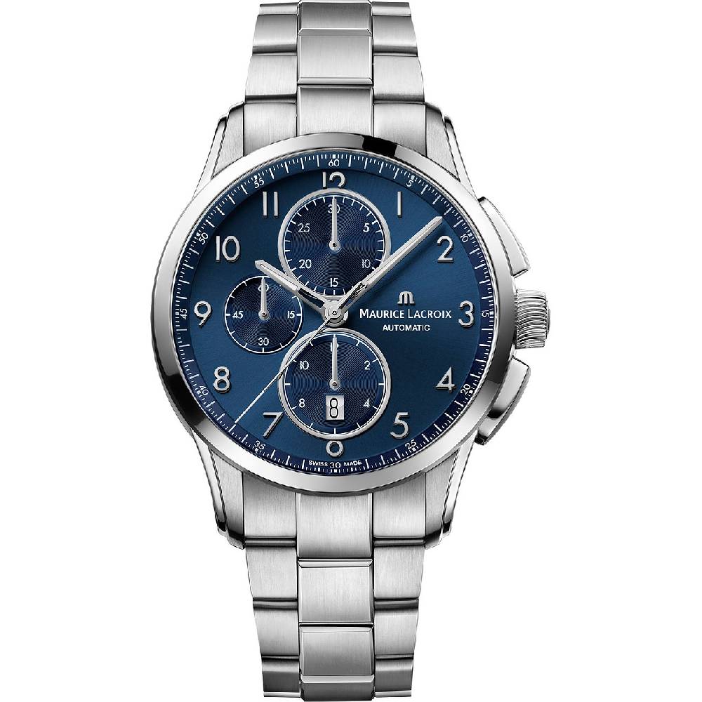 Maurice Lacroix Herrenuhr Pontos Chronograph PT6388-SS002-420-1