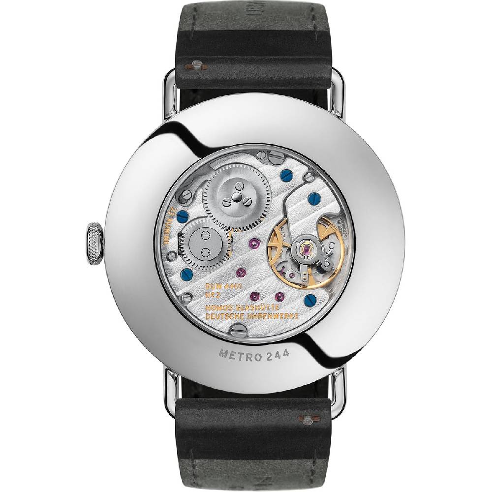 Nomos Glashütte Herrenuhr Metro Datum Gangreserve 1101