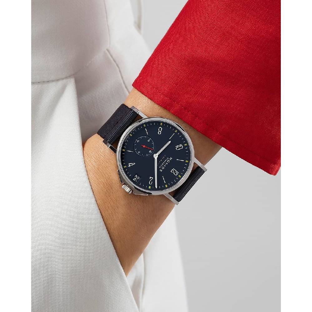 Nomos Glashütte Unisexuhr Ahoi Neomatik 38 Atlantik GB 528