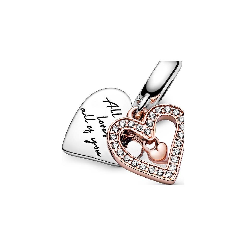 Pandora Charm Moments Funkelndes Freihand-Herz 788693C01