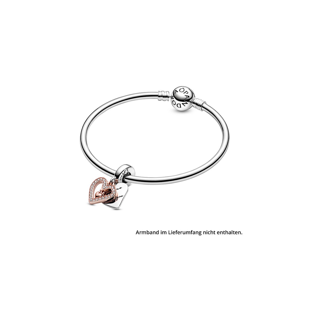 Pandora Charm Moments Funkelndes Freihand-Herz 788693C01