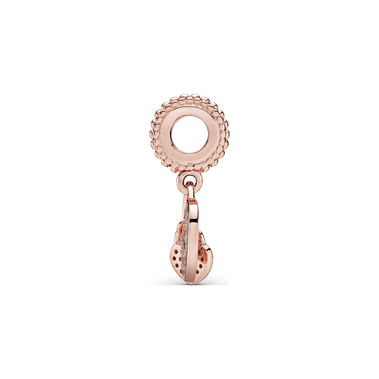 Pandora Charm Moments Pavé-Herzschlösser 781807CZ