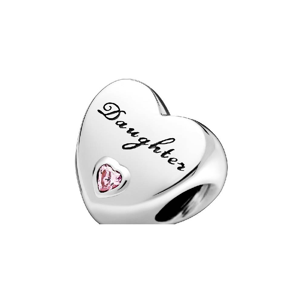 Pandora Charm Moments Tochter Herz 791726PCZ