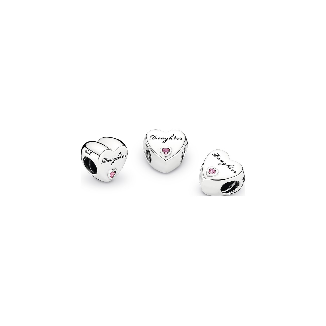Pandora Charm Moments Tochter Herz 791726PCZ