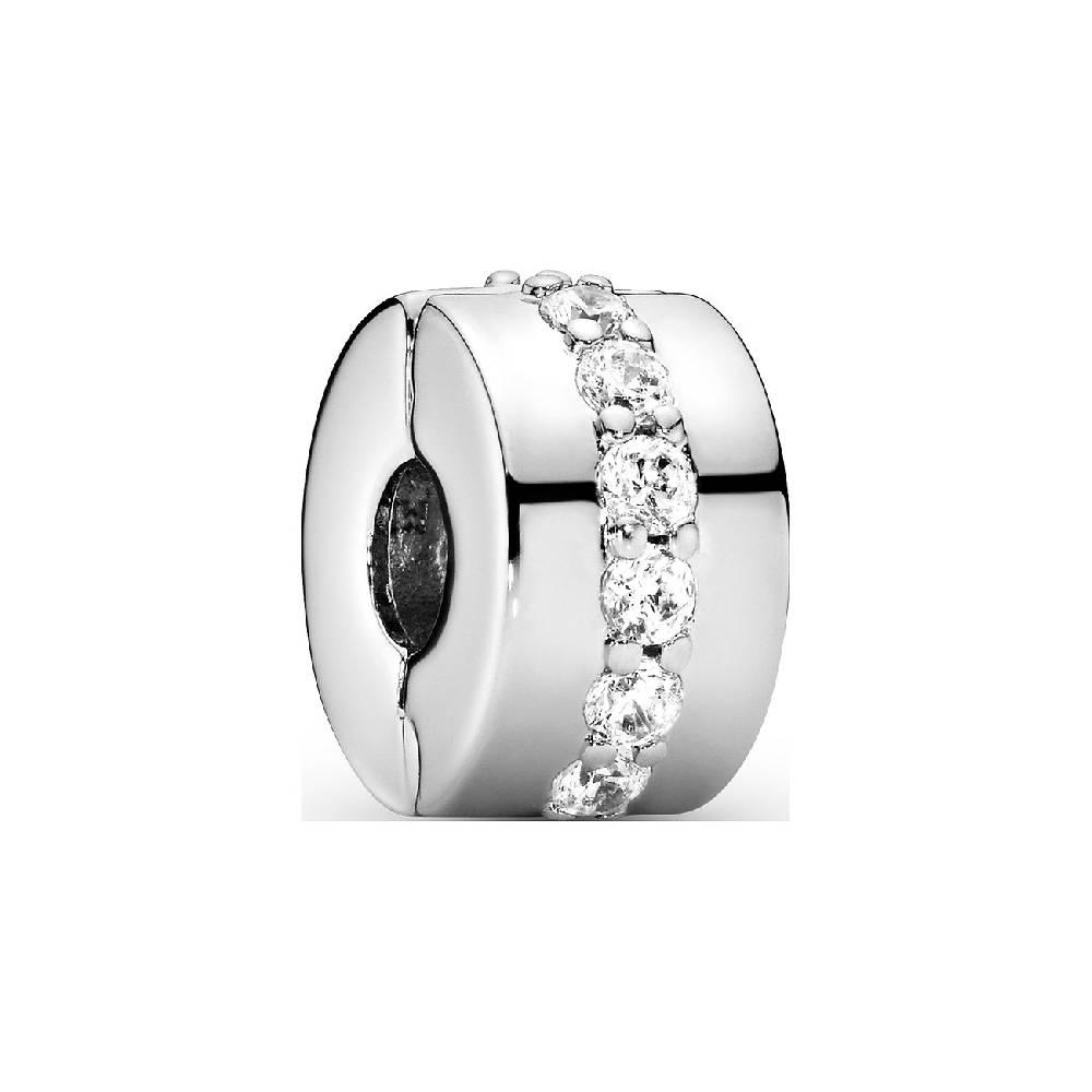 Pandora Charm Timeless Klare Funkelnde Linie Clip 791972CZ