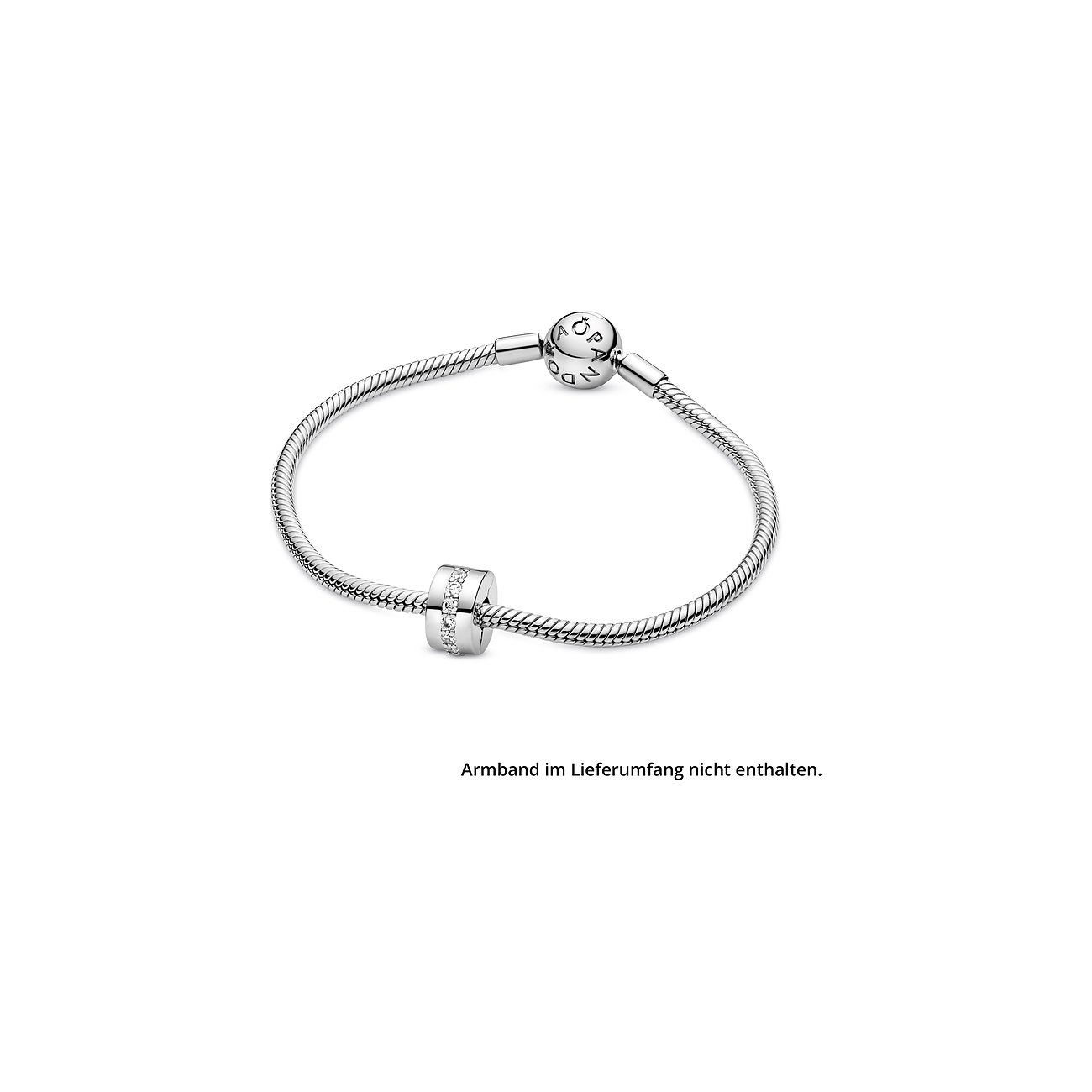 Pandora Charm Timeless Klare Funkelnde Linie Clip 791972CZ