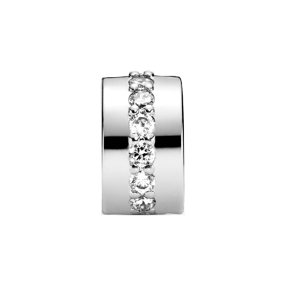 Pandora Charm Timeless Klare Funkelnde Linie Clip 791972CZ