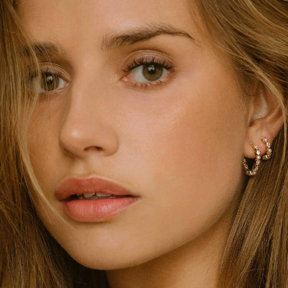 Sif Jakobs Jewellery Creolen SJ-E12235-PCZ-YG