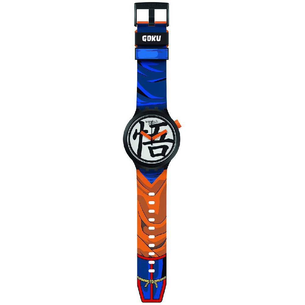 Swatch Unisexuhr Swatch X Dragonball Z Goku SB01Z101