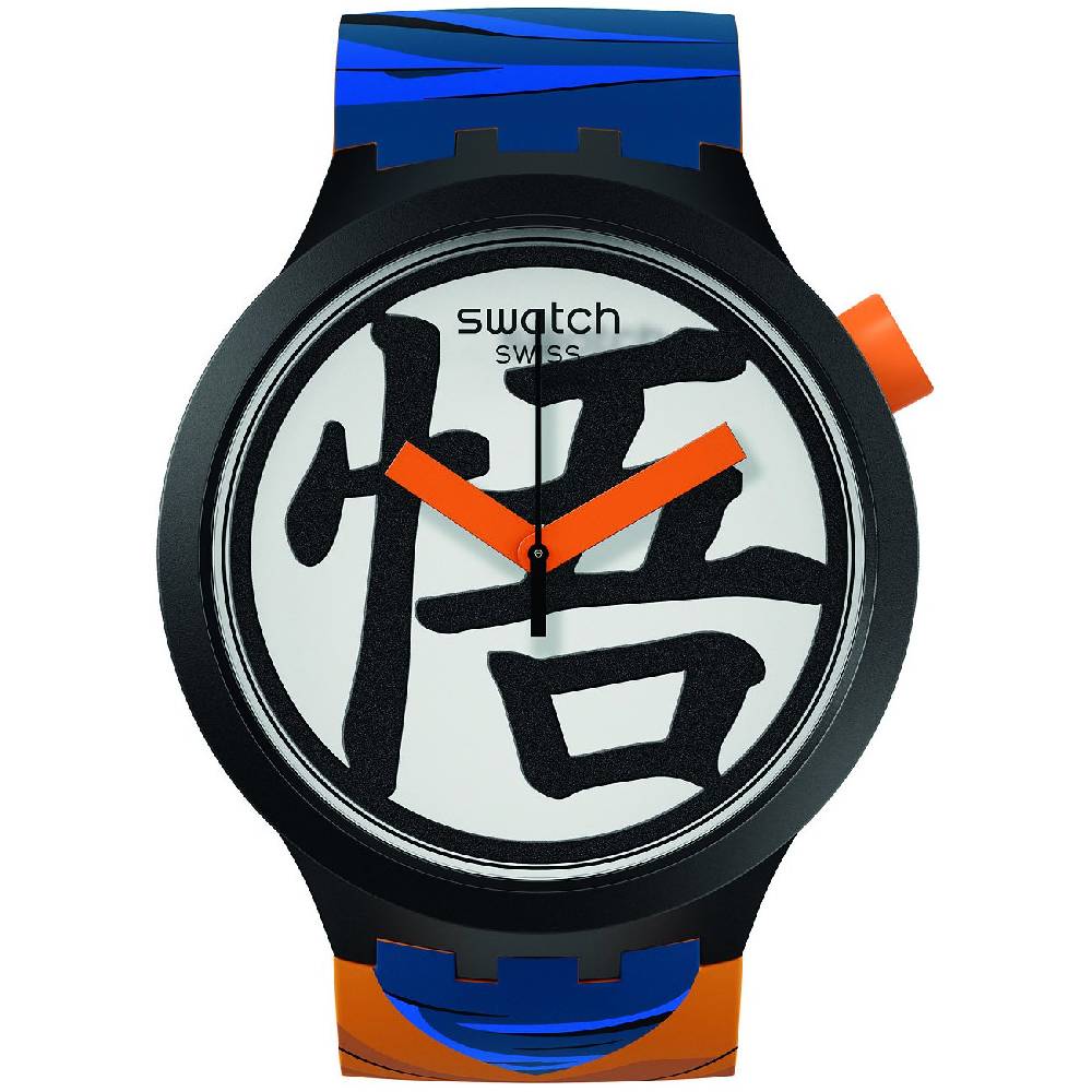 Swatch Unisexuhr Swatch x Dragonball Z Goku SB01Z101