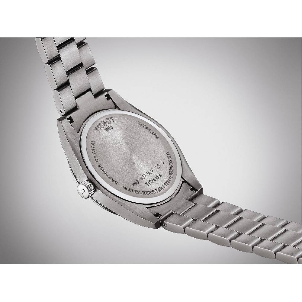 Tissot Herrenuhr Gentleman Titanium T1274104408100