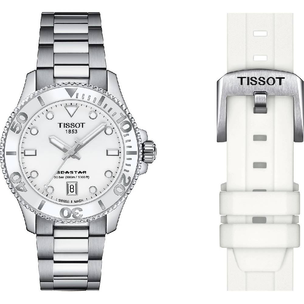 Tissot Uhren-Set Inkl. Wechselarmband Seastar 1000 T1202101101100