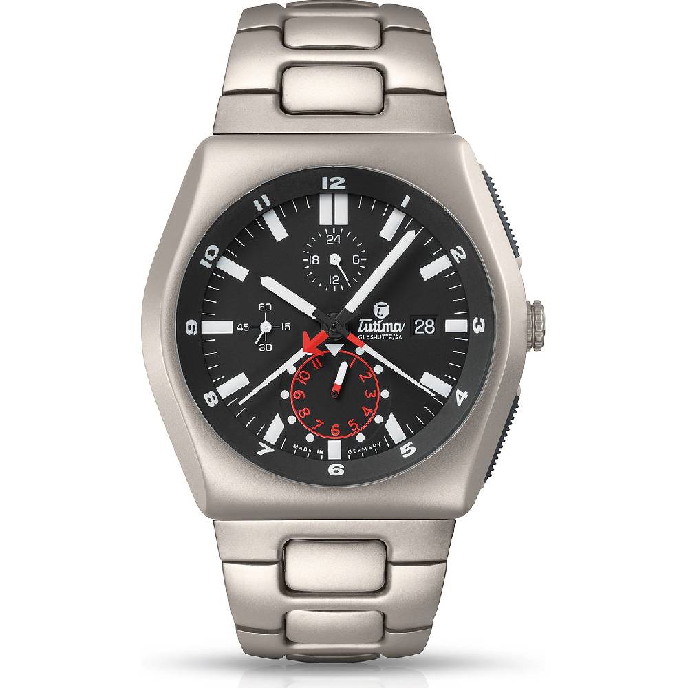Tutima Glashütte Chronograph M2 Chronorgraph 6450-03