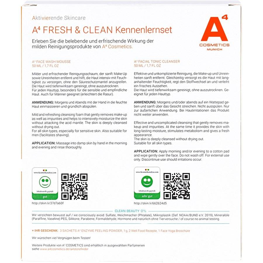 A4-Cosmetics Gesichtspflege