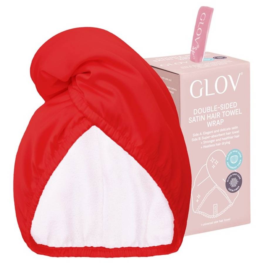GLOV Doppelseitiger Satin-Mikrofaser Haarturban