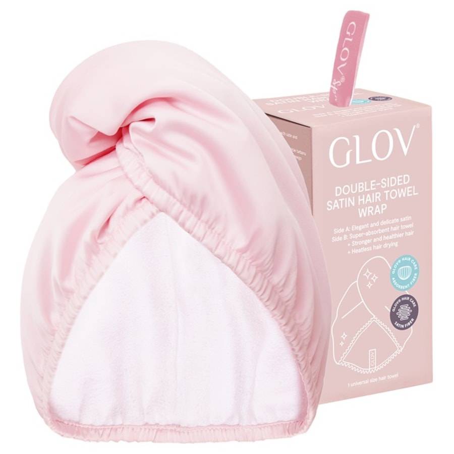 GLOV Doppelseitiger Satin-Mikrofaser Haarturban
