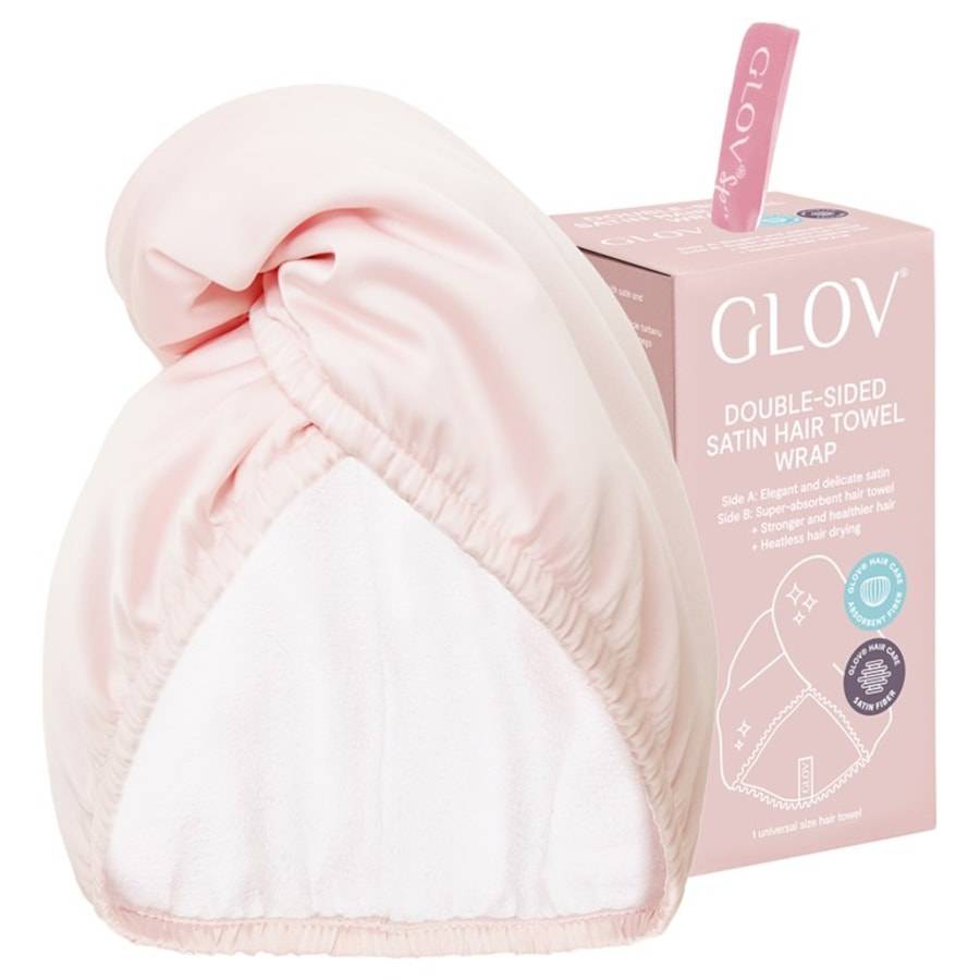 GLOV Doppelseitiger Satin-Mikrofaser Haarturban