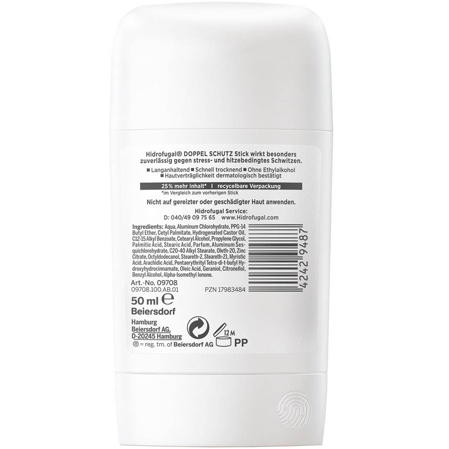 Hidrofugal Anti-Transpirant