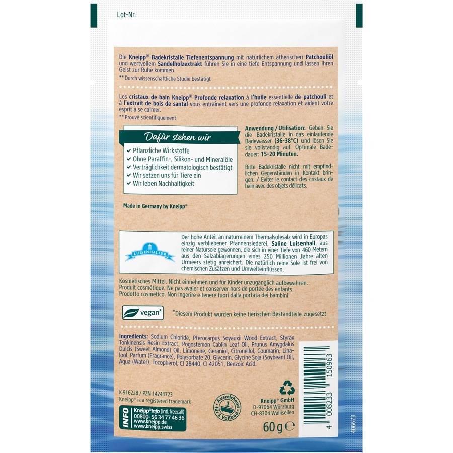 Kneipp Badekristalle