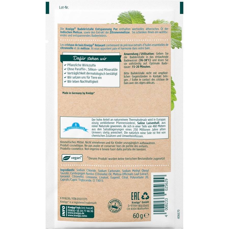 Kneipp Badekristalle