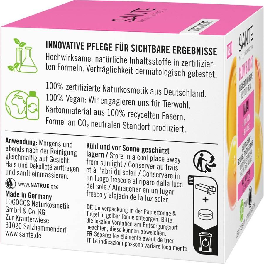 Sante-Naturkosmetik Feuchtigkeitspflege