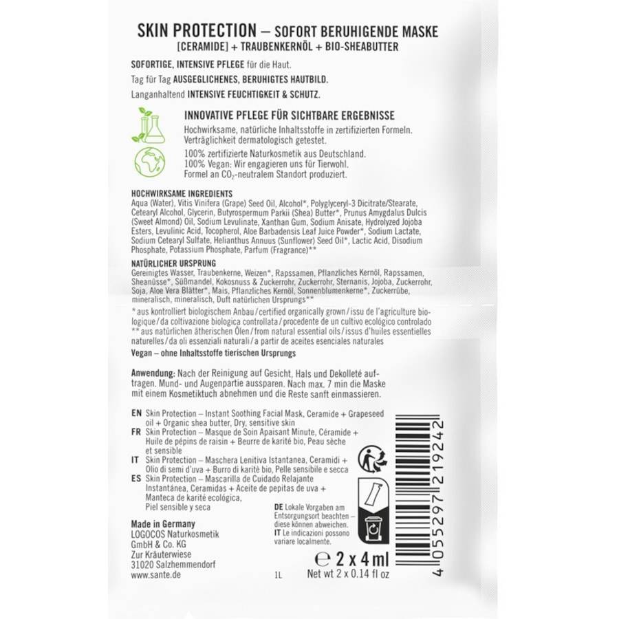 Sante-Naturkosmetik Masken