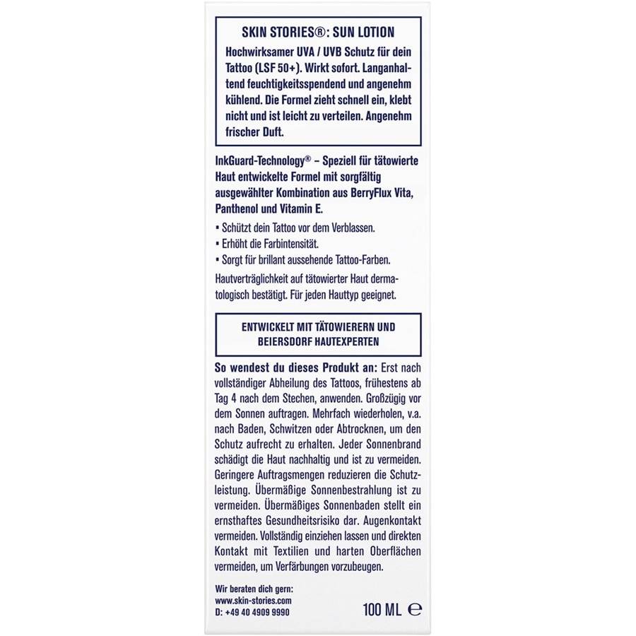 Skin-Stories Tattoo Pflege
