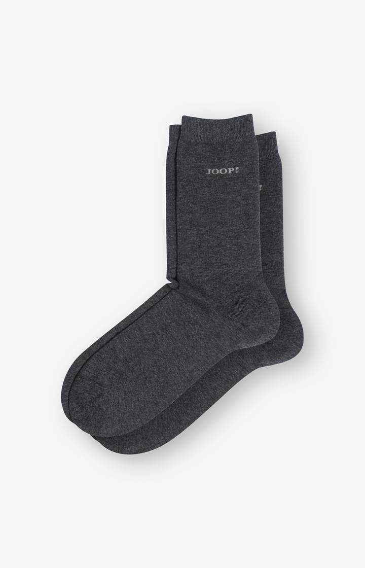 Joop 2er-Pack Finest Organic Cotton Socken in Dunkelgrau