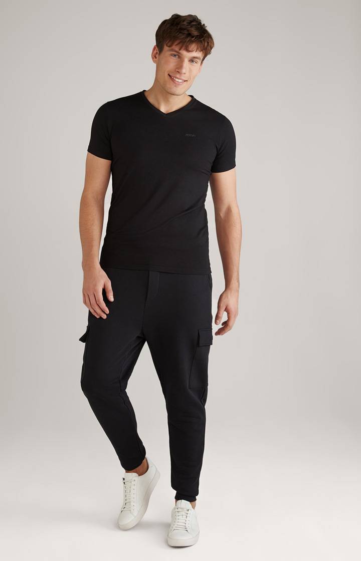 Joop 2er-Pack Modal-Baumwoll-Stretch T-Shirts In Schwarz