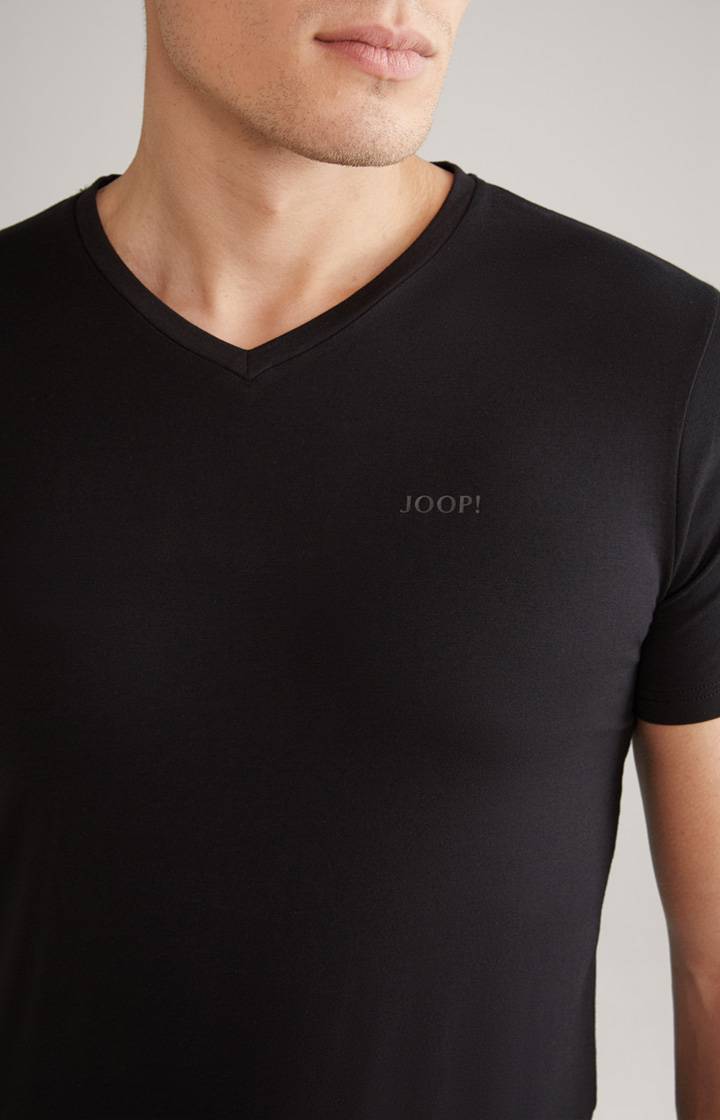 Joop 2er-Pack Modal-Baumwoll-Stretch T-Shirts In Schwarz