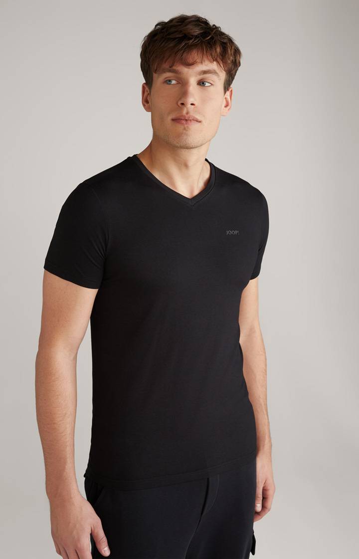 Joop 2er-Pack Modal-Baumwoll-Stretch T-Shirts in Schwarz
