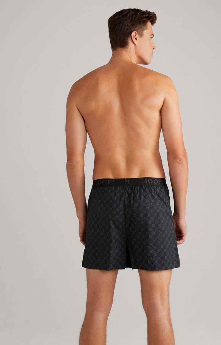 Joop 3er-Pack Fine Cotton Boxer In Hellgrau/Schwarz/Dunkelblau