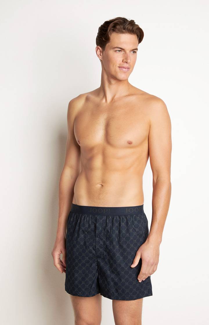 Joop 3er-Pack Fine Cotton Boxer In Hellgrau/Schwarz/Dunkelblau