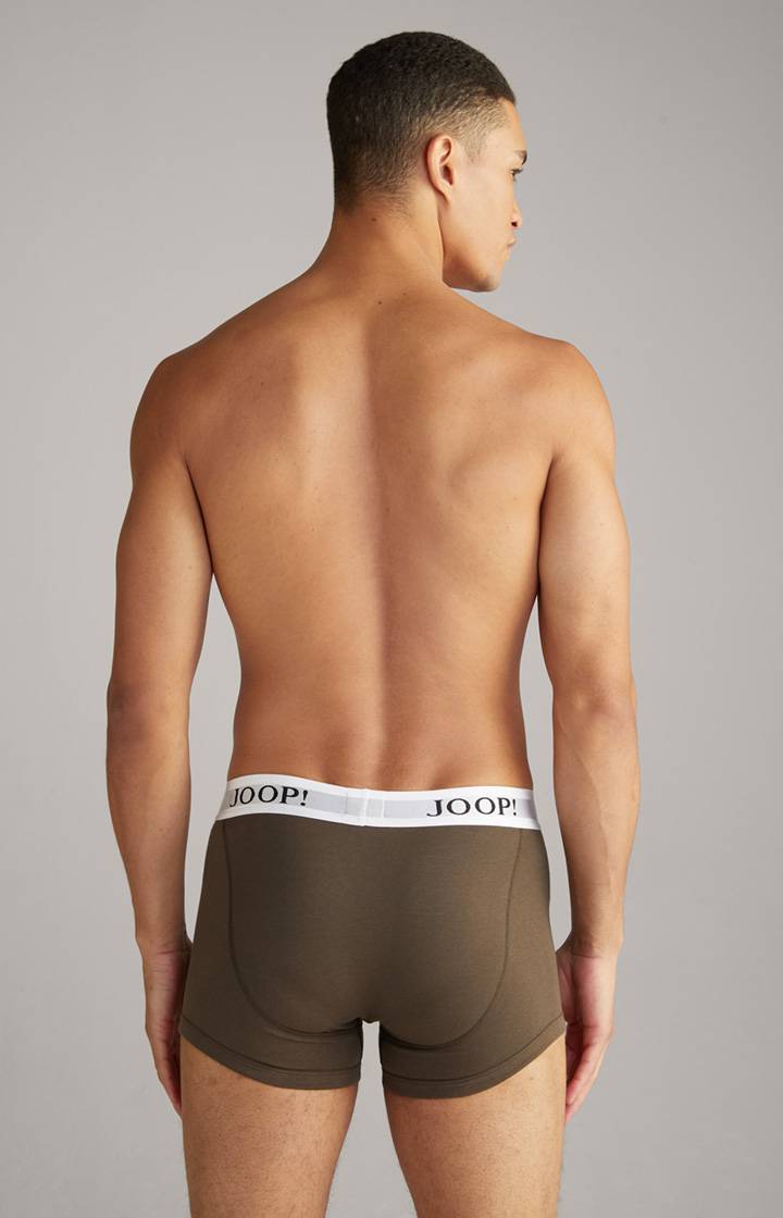 Joop 3er-Pack Fine Cotton Stretch Boxer In Dunkelblau/Bordeaux/Oliv