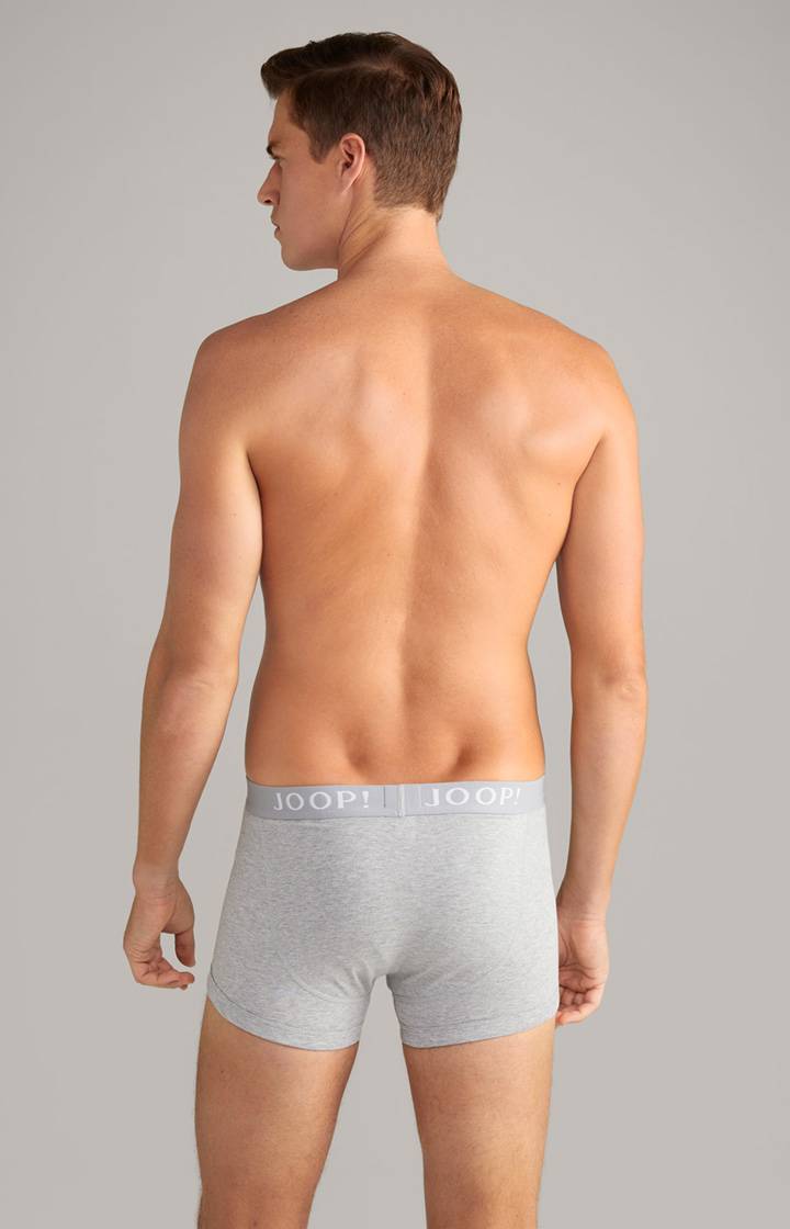Joop 3er-Pack Fine Cotton-Stretch Boxer In Grau Meliert