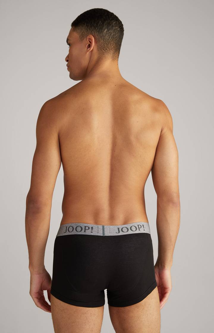 Joop 3er-Pack Fine Cotton Stretch Boxer In Schwarz/Dunkelgrau Meliert