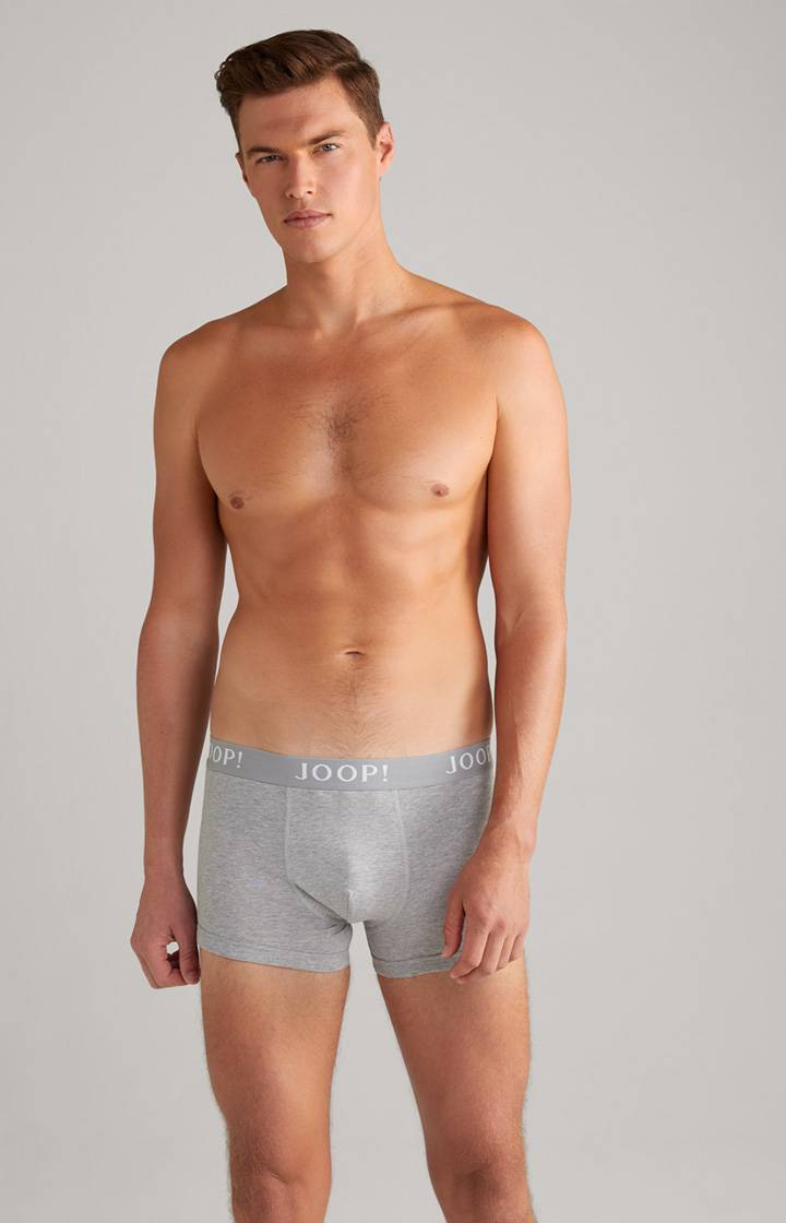 Joop 3er-Pack Fine Cotton-Stretch Boxer In Schwarz/Navy/Grau Meliert
